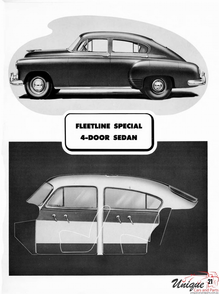 1951 Chevrolet Engineering Features Booklet Page 1
